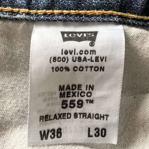 Levi’s 559 Relaxed Straight 36 Dad Jeans - Picture 4 of 7